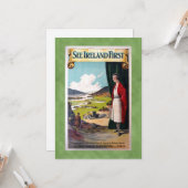  zie Ierland eerste reisreis Kaart (Voorkant / Achterkant in situ)