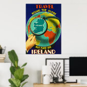 Zie Ierland ~ Irish Travel Poster. Poster (Thuiskantoor)