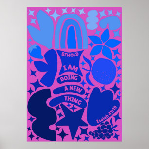 Zie, Ik Doe Een Nieuwe Zaak Poster