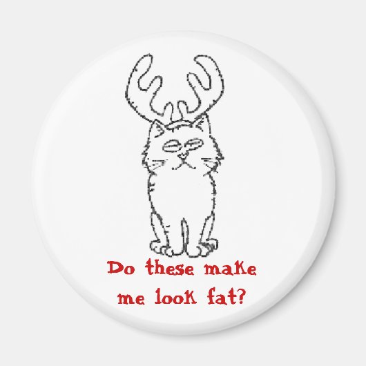 Zie ik er dik uit? magneet (Voorkant)