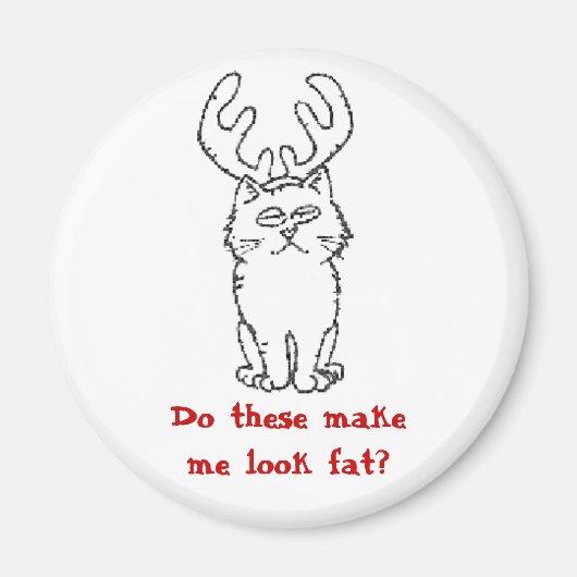 Zie ik er dik uit? magneet (Voorkant)