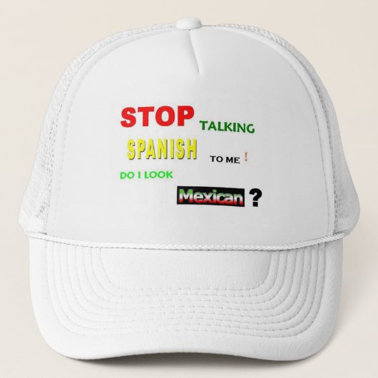 Zie ik er Mexicaans uit? Hat Trucker Pet (Voorkant)