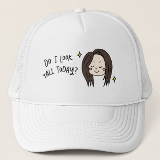 Zie ik er uit als een hoge trucker hoed? pet