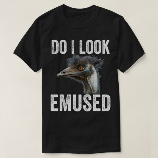 Zie ik er uit als geemuteerd grappig emu Animal Lo T-shirt (Design voorkant)