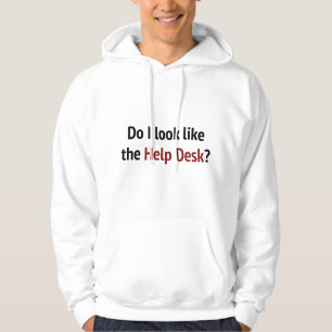 Zie ik eruit als de helpdesk? hoodie