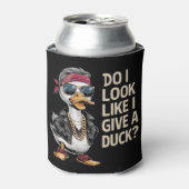 Zie ik eruit alsof ik een eend geef(1) blikjeskoeler (Blikje Voorkant)
