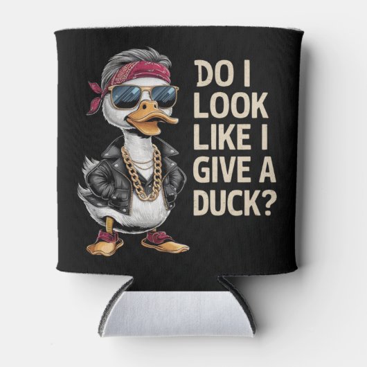 Zie ik eruit alsof ik een eend geef(1) blikjeskoeler (Voorkant)