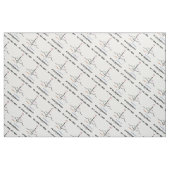 Zie ik eruit alsof ik een elektroshock nodig heb? stof (Fat Quarter)