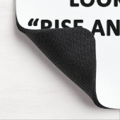 Zie ik eruit alsof ik verheug en schijn? muismat (Hoek)