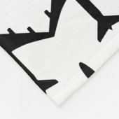 Zie ik eruit alsof ik vlieg Economie Grappige Reis Fleece Deken (Hoek)