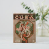  zie ik je op Cuba reizen Briefkaart (Staand voorkant)