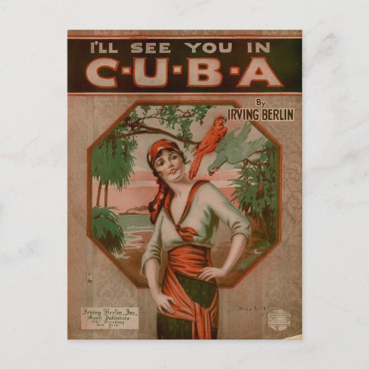  zie ik je op Cuba reizen Briefkaart (Voorkant)