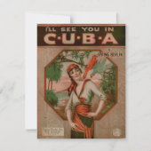  zie ik je op Cuba reizen Kaart (Voorkant)