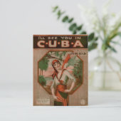  zie ik je op Cuba reizen Kaart (Staand voorkant)