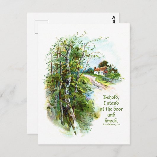 Zie, ik sta Briefkaart (Voorkant / Achterkant)