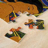 Zie India ~ Ajanta Frescoes Legpuzzel (Zijkant)