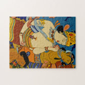 Zie India ~ Ajanta Frescoes Legpuzzel (Horizontaal)