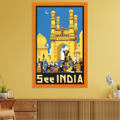 Zie India ~ Hyderabad - L Canvas Afdruk (Insitu (Woonkamer))