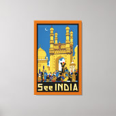 Zie India ~ Hyderabad - L Canvas Afdruk (Voorkant)