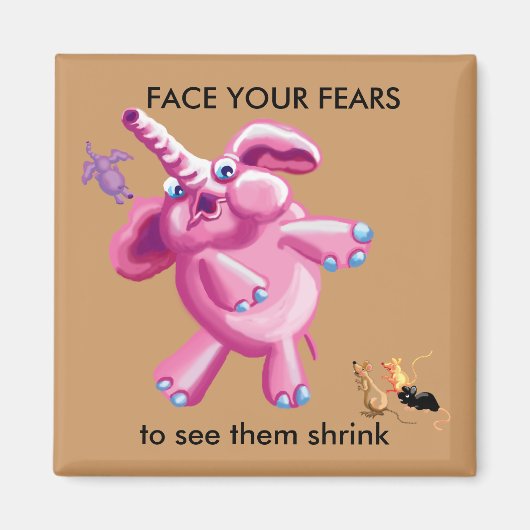 Zie je angst magneet (Voorkant)