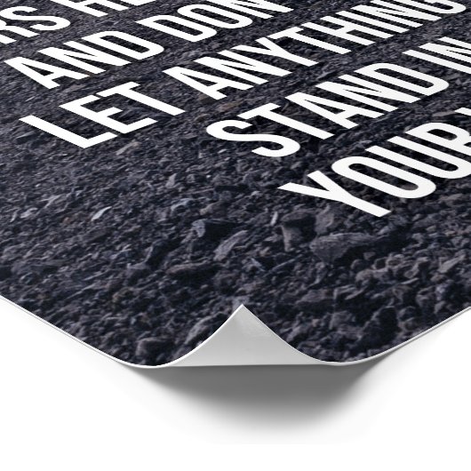 Zie je angst - Wolf - Gym, Hustle Poster (Hoek)