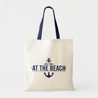 Zie je bij de Beach Canvas tas