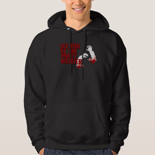 Zie je bij de partijRichter. Hoodie (Voorkant)