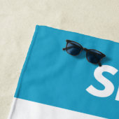 Zie je bij het strand strandlaken (In situ)