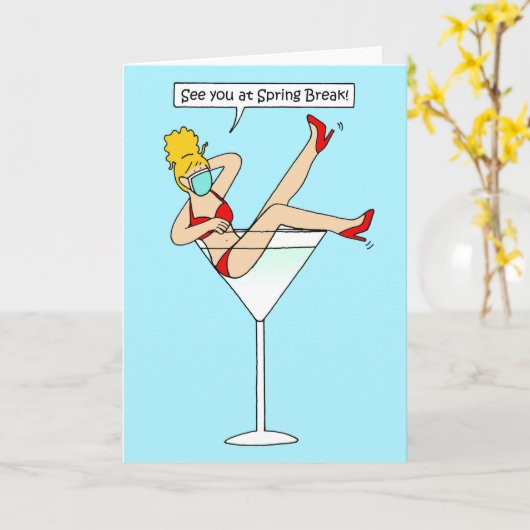 Zie je bij Spring Break Kaart (Gele Bloem)