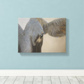 Zie je. canvas afdruk (Insitu (Houten vloer))