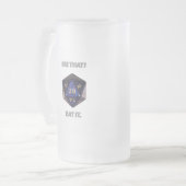 Zie je dat? Eet het Matglas Bierpul (Voorkant links)