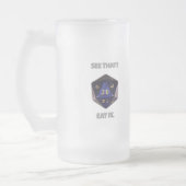 Zie je dat? Eet het Matglas Bierpul (Links)