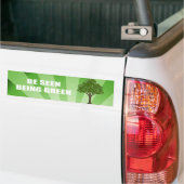 Zie je dat je groen bent bumpersticker (Op Truck)