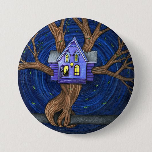 Zie je de knop Kat? Ronde Button 7,6 Cm (Voorkant)