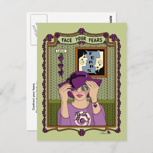 Zie je fears_A_ Briefkaart (Voorkant / Achterkant)