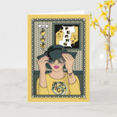 Zie je feesten_C_Greeting Kaart (Gele Bloem)