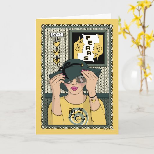 Zie je feesten_C_Greeting Kaart (Gele Bloem)