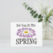 Zie je in de lente briefkaart (Staand voorkant)