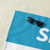 Zie je in de pool strandlaken (In situ)