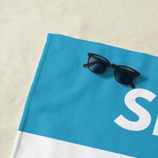 Zie je in de pool strandlaken (In situ)