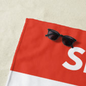 Zie je in de pool strandlaken (In situ)