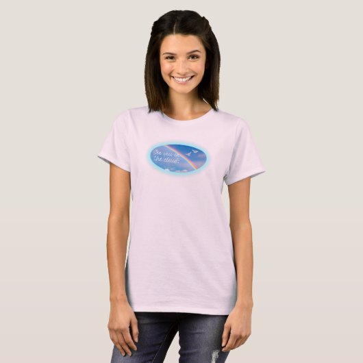 Zie je in de wolken T-shirt (Voorkant volledig)