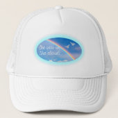 Zie je in de wolkenkrabber trucker pet (Voorkant)