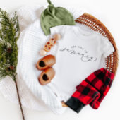 Zie je in januari Zwangerschap Aankondiging Romper