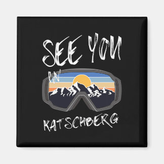 Zie je in Katschberg Kärnten Vacation Ski Goggles Magneet