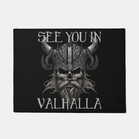 Zie je in Valhalla Deurmat (Voorkant)