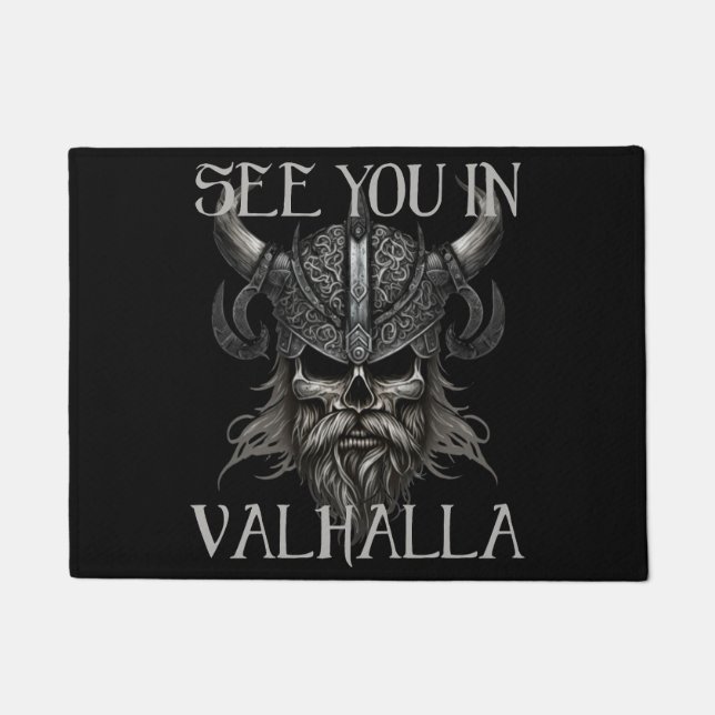 Zie je in Valhalla Deurmat (Voorkant)