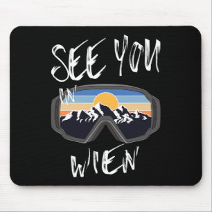Zie je in Wien Vacation Ski Goggles Muismat