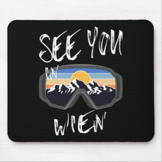 Zie je in Wien Vacation Ski Goggles Muismat