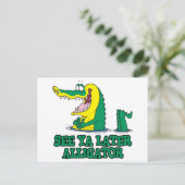 zie je later alligator briefkaart (Staand voorkant)